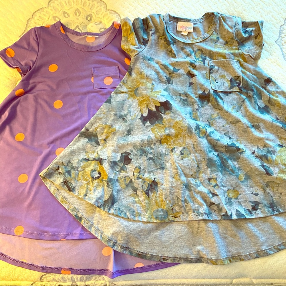 Lot of 2 Lularoe Scarlett dresses in size 2